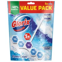 Glorix Glorix Power 5 Ocean Toiletblokken 5 stuks - thumbnail