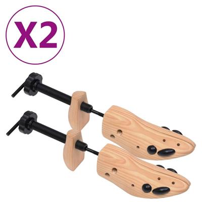 VidaXL Schoenspanners 2 paar maat 36-40 massief grenenhout VidaXL Schoenspanners 2 paar maat 36-40 massief grenenhout