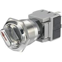 TRU COMPONENTS 704315 LAS1-BGQ-11X/21 Vandalismebestendige draaischakelaar 250 V/AC 5 A Schakelposities 2 1 x 90 ° IP40 1 stuk(s) - thumbnail