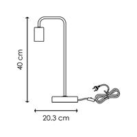Home sweet home tafellamp Noble Marble - marmer/mat satin - thumbnail