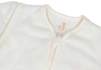 Jollein slaapzak met afritsbare mouw Rond Rib Ivory-110 cm