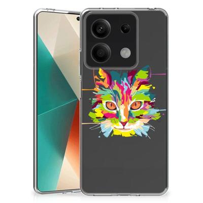 Xiaomi Redmi Note 13 5G Telefoonhoesje met Naam Cat Color Xiaomi Redmi Note 13 5G Telefoonhoesje met Naam Cat Color