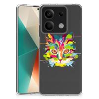 Xiaomi Redmi Note 13 5G Telefoonhoesje met Naam Cat Color - thumbnail