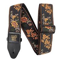 Ernie Ball Classic Jacquard Strap 5363 Tangerine Blossom gitaarband - thumbnail
