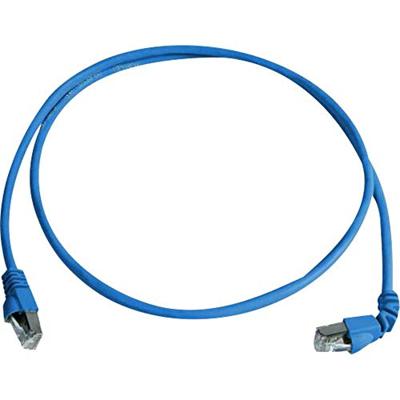 Telegärtner 100008291 RJ45 Netwerkkabel, patchkabel CAT 6A S/FTP 2.00 m Blauw Vlambestendig, Halogeenvrij 1 stuk(s)