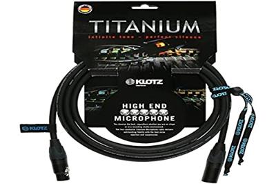 Klotz TI-M0300 Titanium Starquad XLR-kabel 3 meter