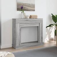 Haardombouw 100x30x87,5 cm bewerkt hout grijs sonoma eikenkleur - thumbnail