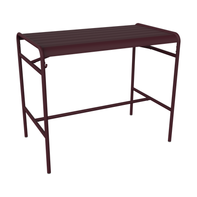 Fermob Luxembourg tuintafel hoog 126x73 cm Black Cherry