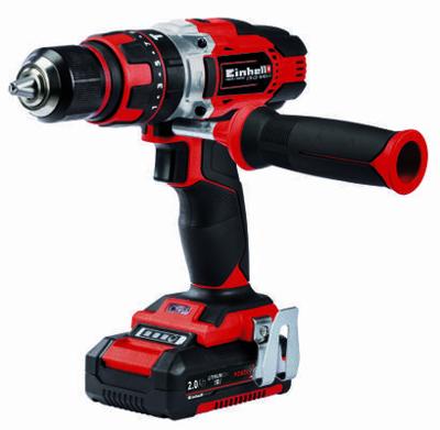 Einhell Power X-Change TE-CD 18/48 Li-i (2x2,0Ah) Accu-klopboor/schroefmachine 2 snelheden Incl. lader, Incl. 2 accus