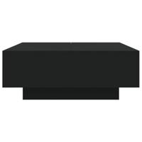 Salontafel met LED-verlichting 80x80x31 cm zwarty - thumbnail