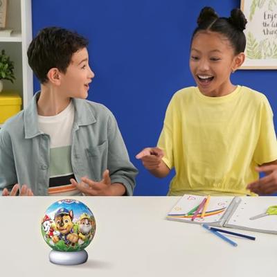 Ravensburger - paw patrol - 3d puzzle-ball nachtlicht - 73 stukjes Ravensburger - paw patrol - 3d puzzle-ball nachtlicht - 73 stukjes