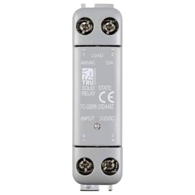 TRU COMPONENTS Halfgeleiderrelais TC-12705384 25 A Schakelspanning (max.): 480 V/AC Schakelend bij overbelasting 1 stuk(s)