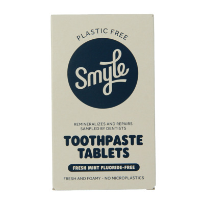 Smyle Toothpaste Tablets Navulling Zonder Fluoride Smyle Toothpaste Tablets Navulling Zonder Fluoride