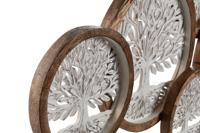 Wanddecoratie Home ESPRIT Wit Bruin Boomstructuur Arabisch 106 x 4 x 63 cm - thumbnail