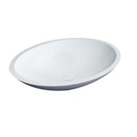 Waskom Best Design Epona opbouw Mat wit 52 cm Solid Surface - thumbnail
