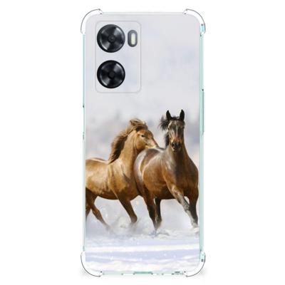 OPPO A57 | A57s | A77 4G Case Anti-shock Paarden OPPO A57 | A57s | A77 4G Case Anti-shock Paarden