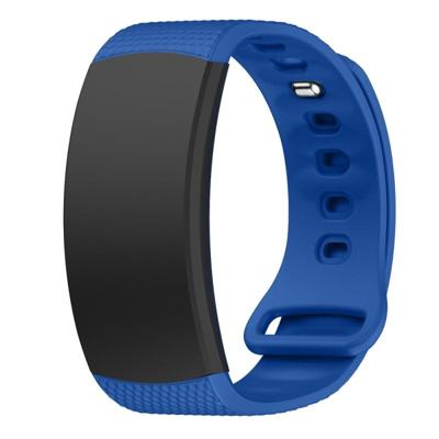 Siliconen polsband horloge band voor Samsung Gear Fit2 SM-R360 polsband maat: 126-175mm (Royal Blue)