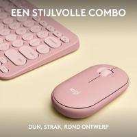 Logitech Pebble 2 Combo toetsenbord Inclusief muis RF-draadloos + Bluetooth QWERTY US International - thumbnail
