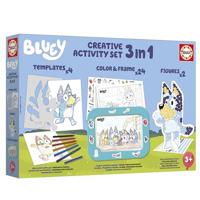 Creatieve set - EDUCA - Decoratie en modellering van Bluey-personages - 3 activiteiten voor 3-jarigen - thumbnail