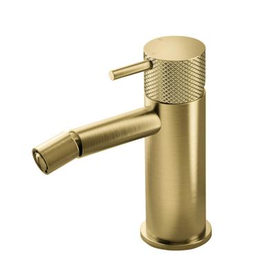 Bidetmengkraan Hotbath Cobber X Geborsteld Messing PVD (excl. Waste)