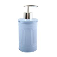 MSV Zeeppompje|dispenser - Industrial - metaal - pastel blauw - 17 cm - thumbnail
