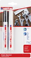 Edding 750 Paint Marker 4-750-2-3999 Lakmarker Zwart, Wit 2 mm, 4 mm - thumbnail