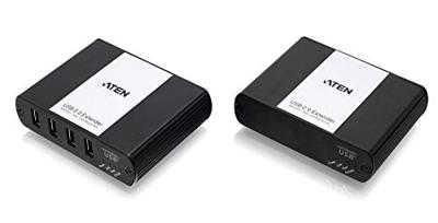 ATEN UEH4002A 4-poorts USB 2.0 CAT5 extender tot 100 meter ATEN UEH4002A 4-poorts USB 2.0 CAT5 extender tot 100 meter