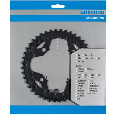 Shimano - kettingblad 44 tands alivio fc-t4060 9 speed - zwart