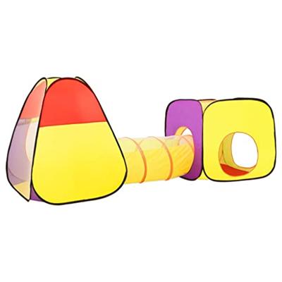 VidaXL Kinderspeeltent met 250 ballen 255x80x100 cm meerkleurig