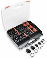 Quadrios 2102CA112 Wartel assortiment PA66 Zwart (RAL 9005) 1 set(s) - thumbnail