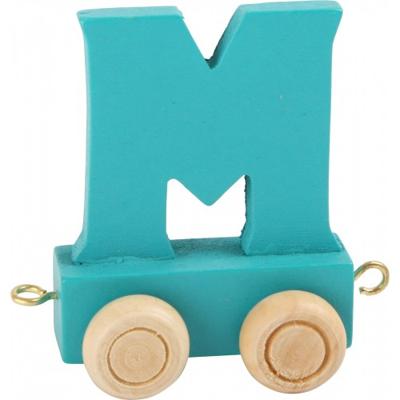 Small Foot - houten lettertrein kleur - m