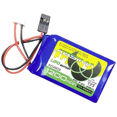 Absima TX Lipo accu 7.4V 2S 1200mAh