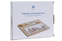 Set voor voorgerechtjes DKD Home Decor 24,5 x 20 x 1,2 cm Rood Blauw Keramiek Mediterrane Huizen - thumbnail