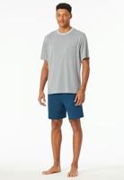 Schiesser Schiesser Pyjama Short silver 181155 50/M - thumbnail