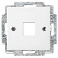 Busch-Jaeger 2561-914 Modulaire jack insert Afdekking 1-voudig Busch-balance SI Alpine-wit 1 stuk(s) - thumbnail