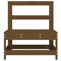 Tuinmiddenbanken 2 st massief grenenhout honingbruin - thumbnail