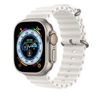 Apple Ocean Band Apple Watch 44mm / 45mm / 49mm Wit - thumbnail