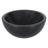 Differnz Ruz Waskom 25cm Rond Basalt Steen Zwart 36.102.08 - thumbnail