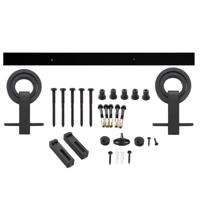 Schuifdeursysteem Modern Top mat zwart - thumbnail