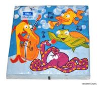 Servetten Zeedieren (20st) - thumbnail