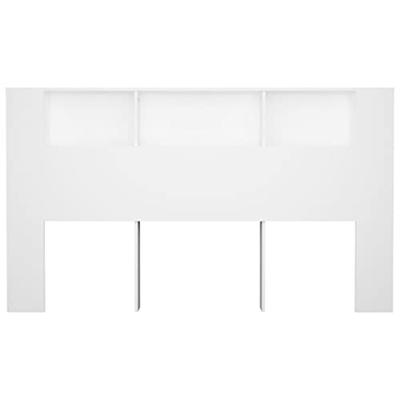 Hoofdbordkast 180x18,5x104,5 cm wit