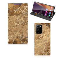 Samsung Galaxy Note 20 Ultra Standcase Marmer Creme - thumbnail