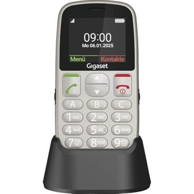 Gigaset GL395 Mobiele telefoon SOS-knop, Spatwaterdicht, Stofvrij Zilver