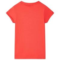 Kindershirt 104 rood - thumbnail