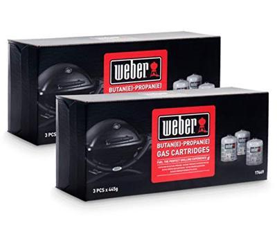 Weber driepak Gasbusjes