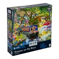 Summer on the River Puzzel 1000 Stukjes - thumbnail