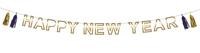 Letterslinger 'Happy New Year' met tassels (3m) - thumbnail