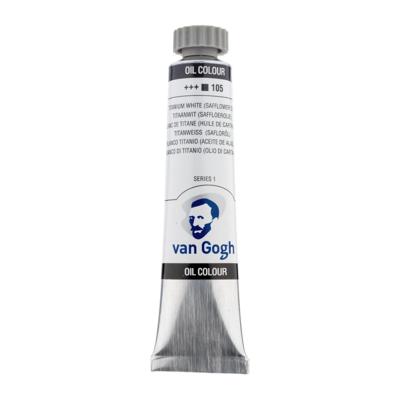 Van Gogh • olieverf tube 20ml titaanwit (saffloerolie) 105