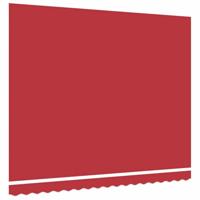 VidaXL Vervangingsdoek voor zonnescherm rood 380 x 295 cm polyester - thumbnail