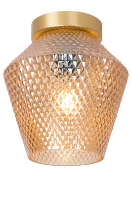 Lucide Rosalind - Plafonnière - Ø 21 Cm - 1xe27 - Amber